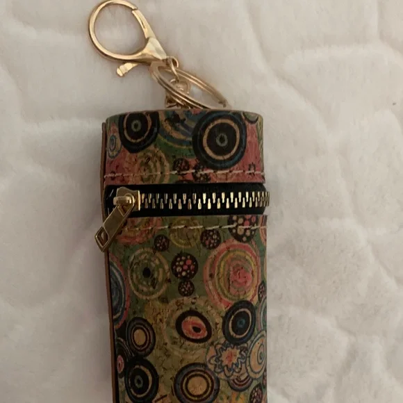 Colorful Patterned Keychain Pouch - Picture 2 of 3